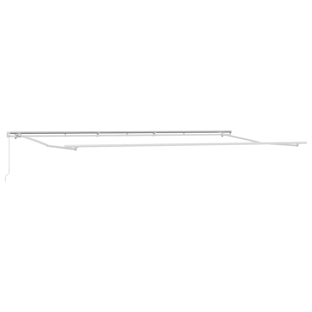 vidaXL Rama markizy Biały 600 × 350 cm Aluminium