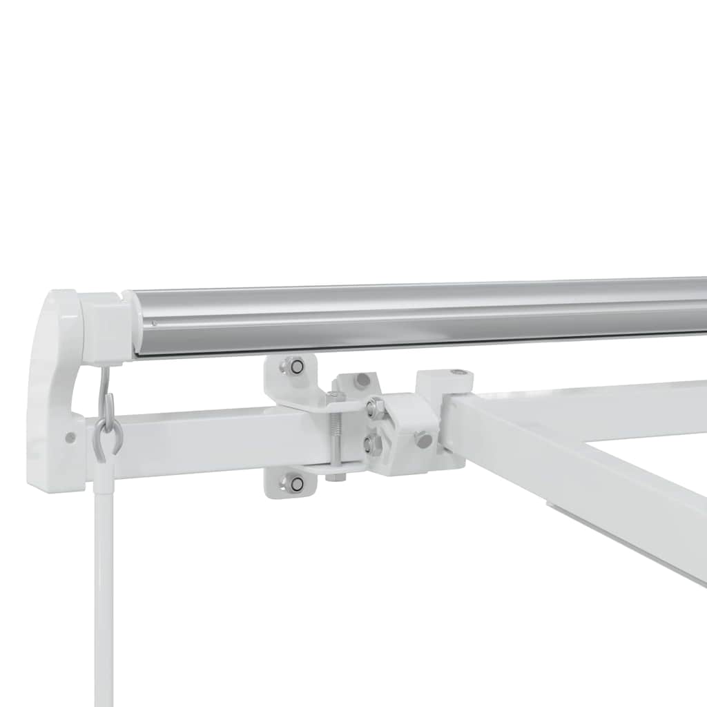 vidaXL Rama markizy Ze LED Lights Biały 350 x 250 cm Aluminium