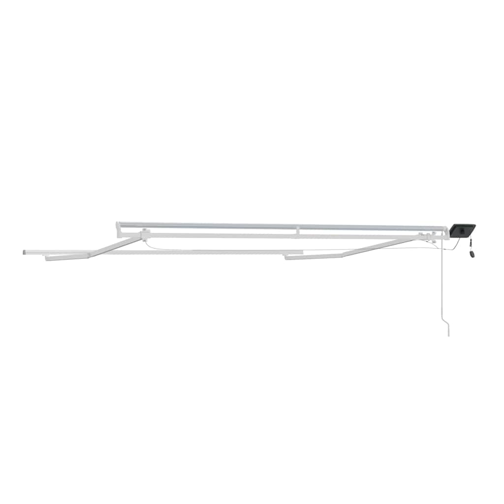 vidaXL Rama markizy Ze LED Lights Biały 350 x 250 cm Aluminium