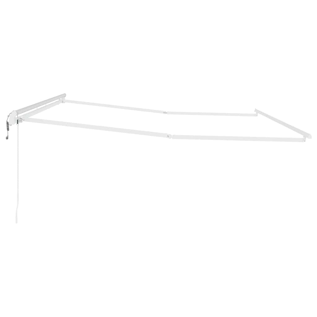 vidaXL Rama markizy Biały 450 × 300 cm Aluminium