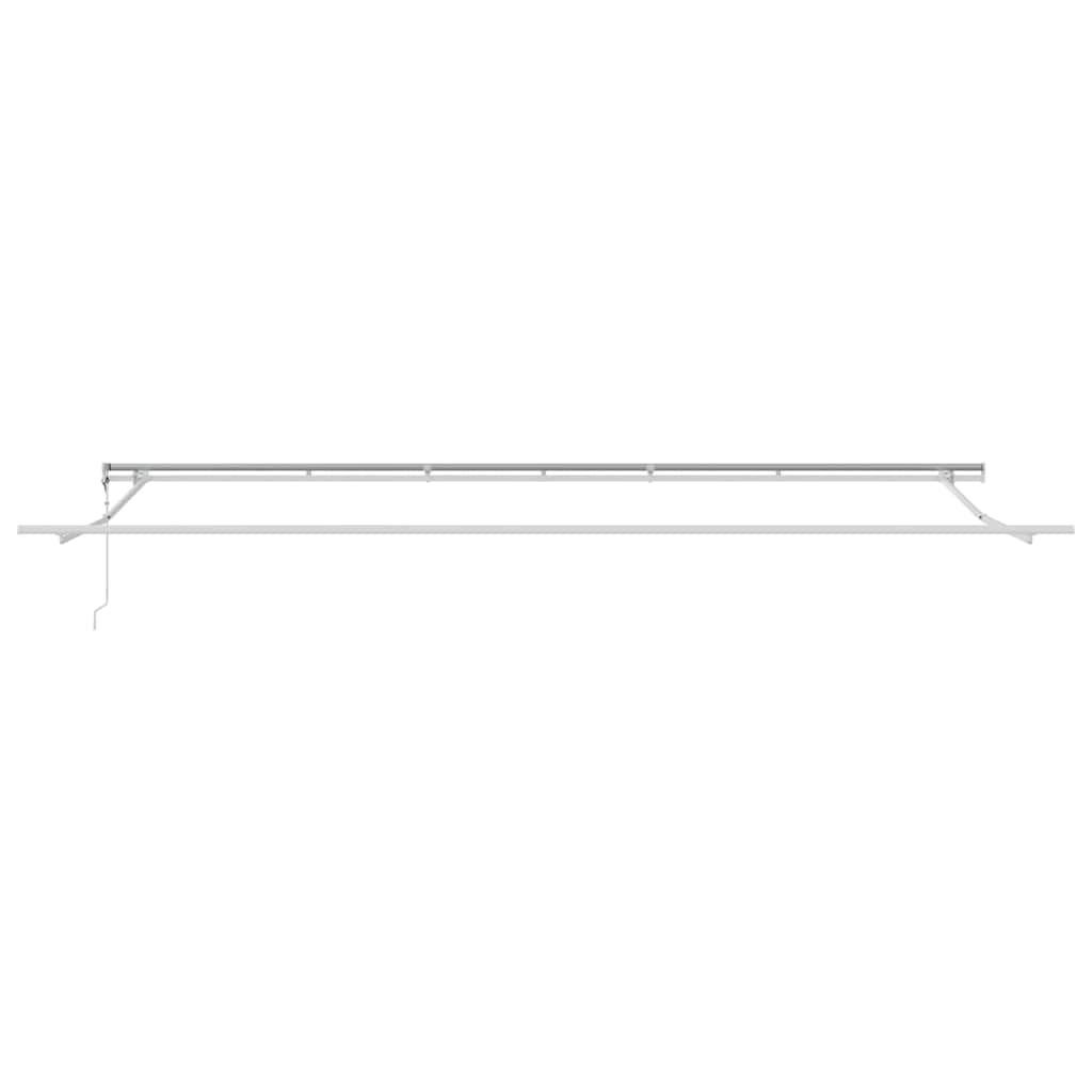 vidaXL Rama markizy Biały 600 × 300 cm Aluminium