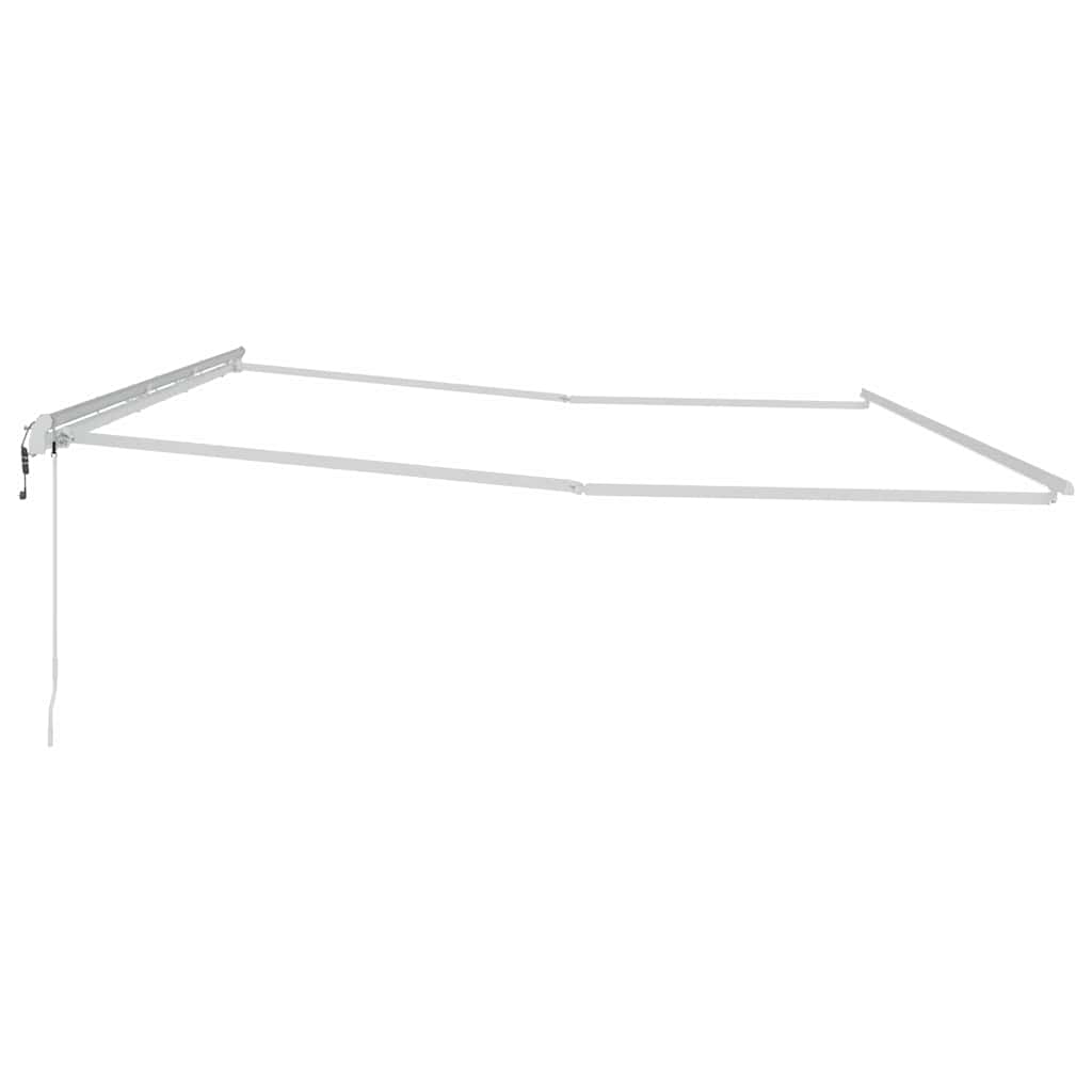 vidaXL Rama markizy Biały 600 × 300 cm Aluminium