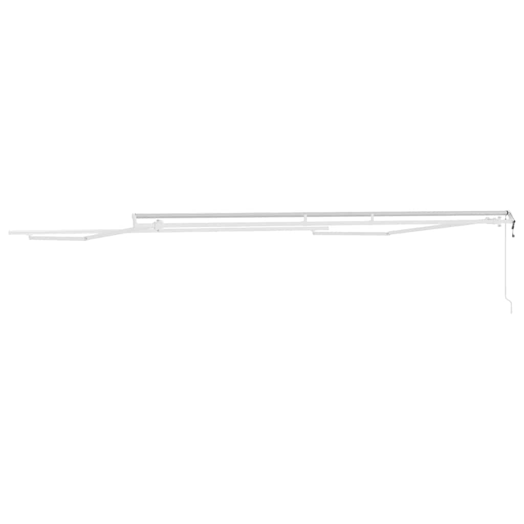 vidaXL Rama markizy Biały 400 × 350 cm Aluminium