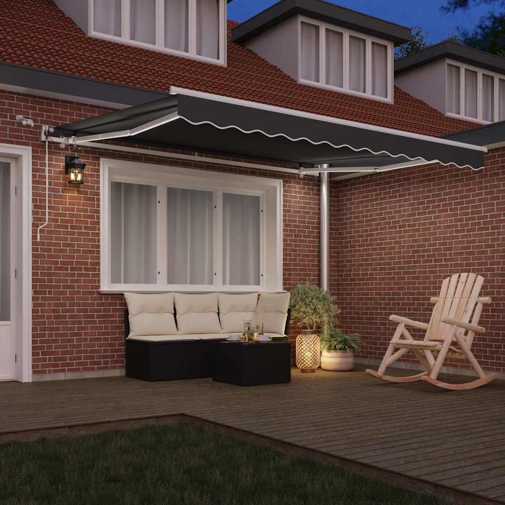 vidaXL Rama markizy Biały 3 x 2,5 m Aluminium