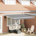 vidaXL Rama markizy Biały 3 x 2,5 m Aluminium