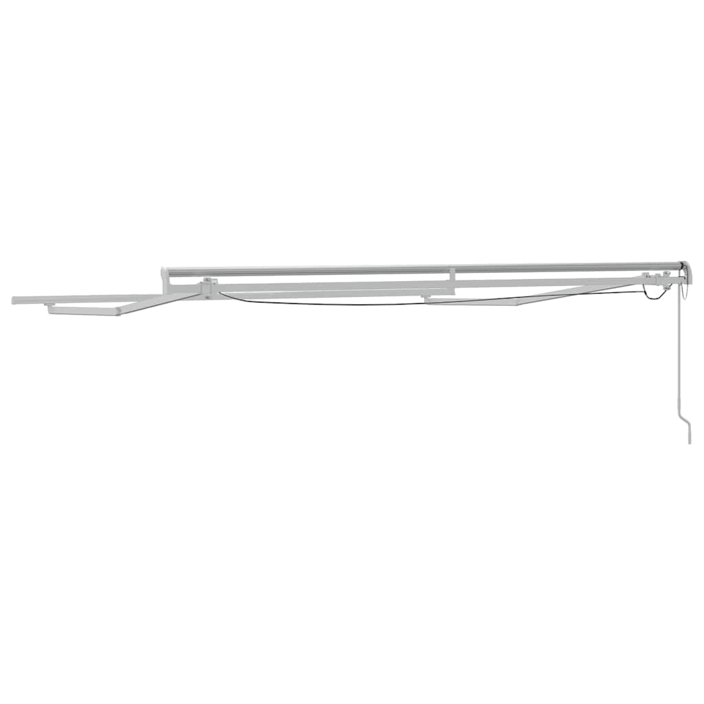 vidaXL Rama markizy Ze LED Lights Biały 350 x 250 cm Aluminium