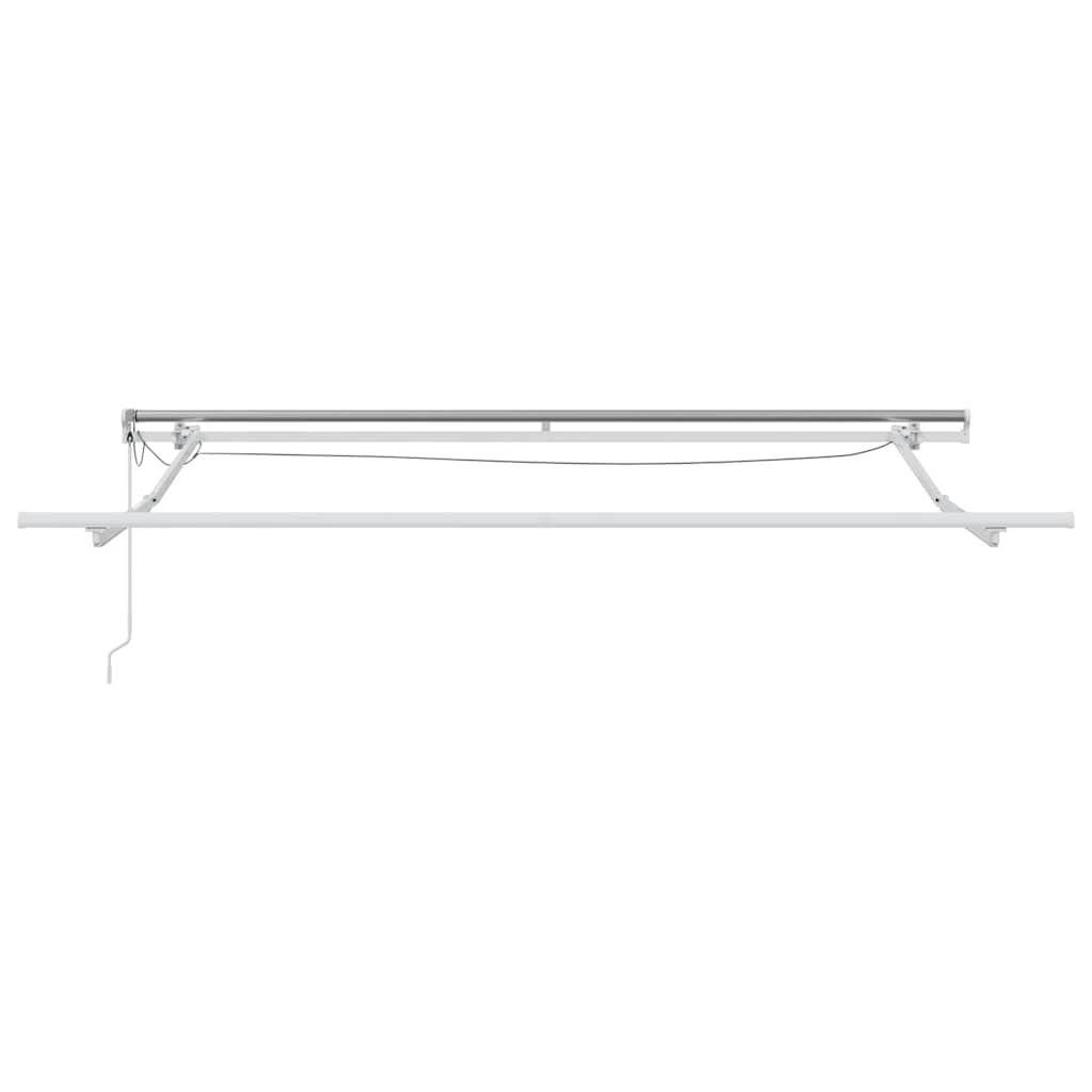 vidaXL Rama markizy Ze LED Lights Biały 350 x 250 cm Aluminium