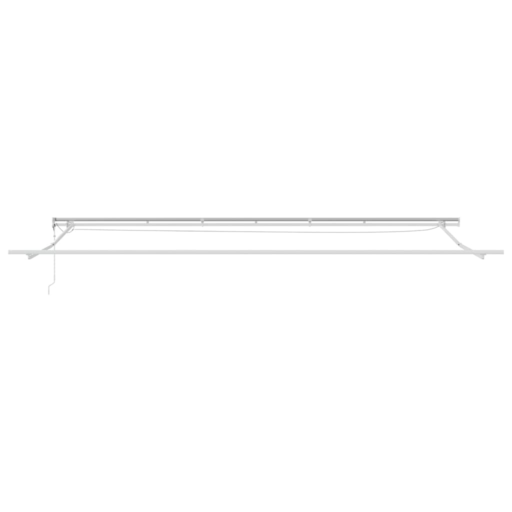 vidaXL Rama markizy Ze LED Lights Biały 600 × 300 cm Aluminium