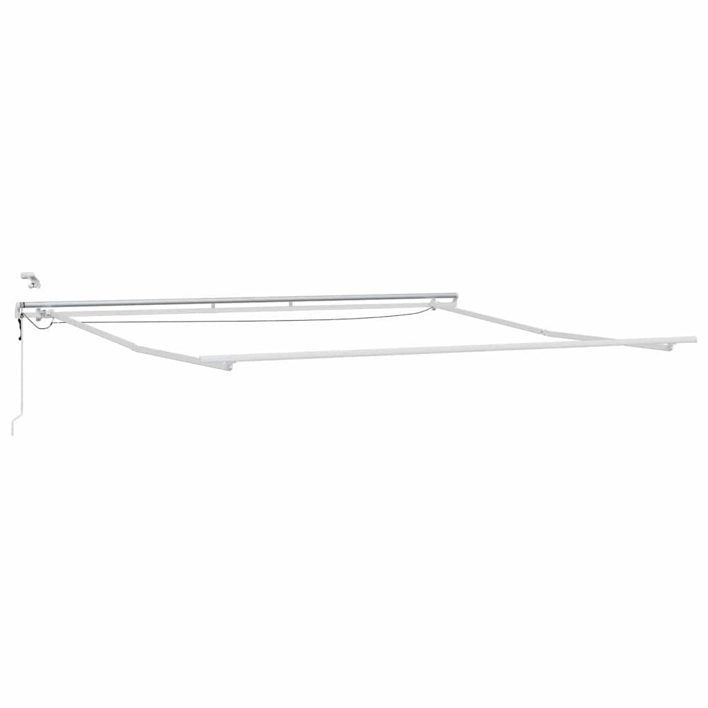 vidaXL Rama markizy Ze LED Lights Biały 400 × 350 cm Aluminium