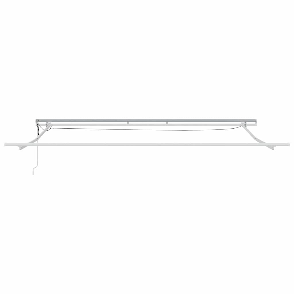 vidaXL Rama markizy Ze LED Lights Biały 500 × 350 cm Aluminium