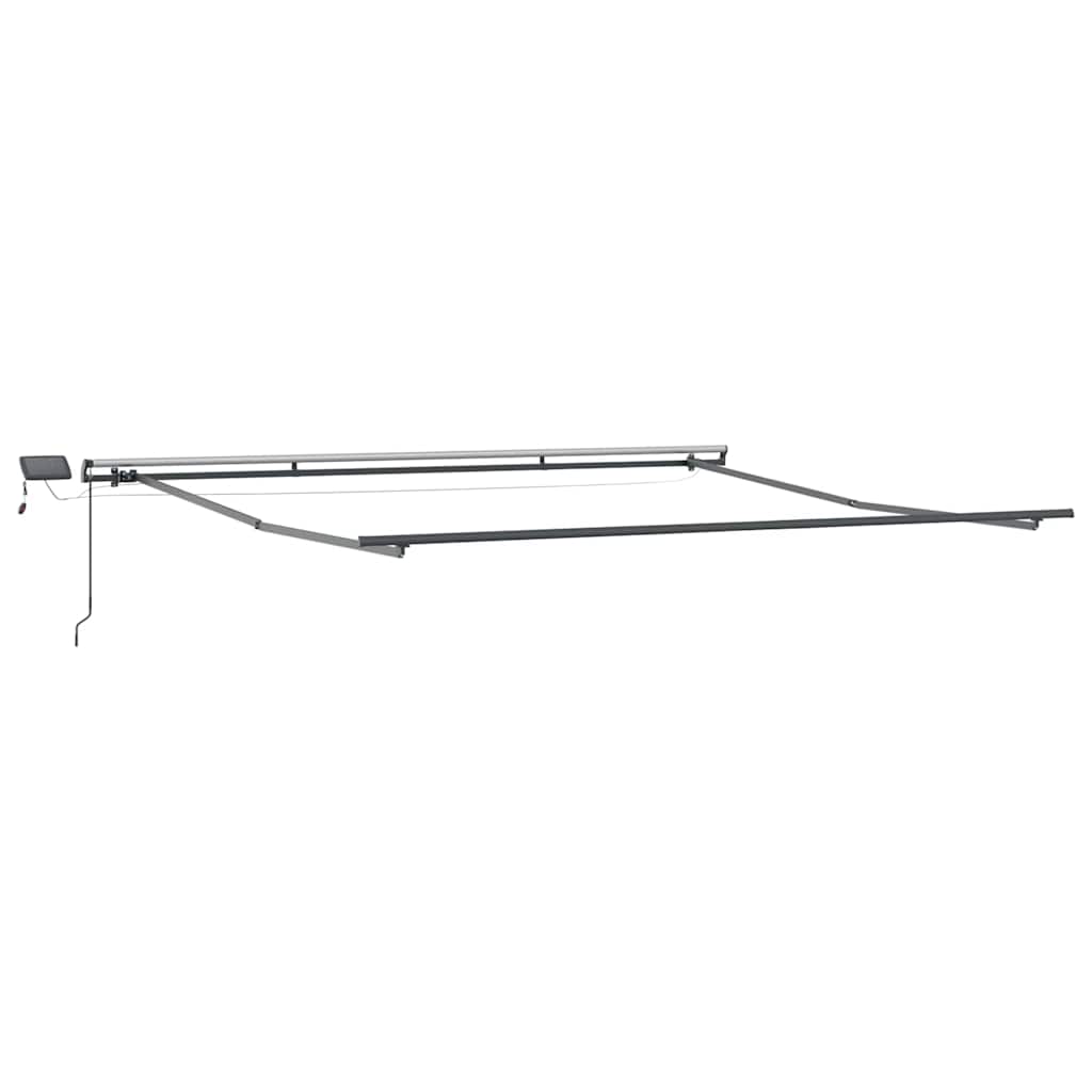 vidaXL Rama markizy Ze LED Lights Antracyt 500 × 350 cm Aluminium