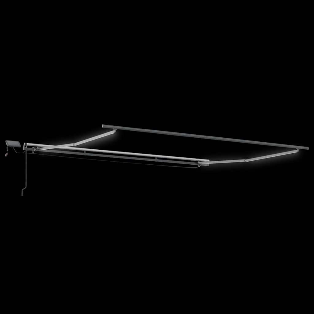 vidaXL Rama markizy Ze LED Lights Antracyt 500 × 350 cm Aluminium