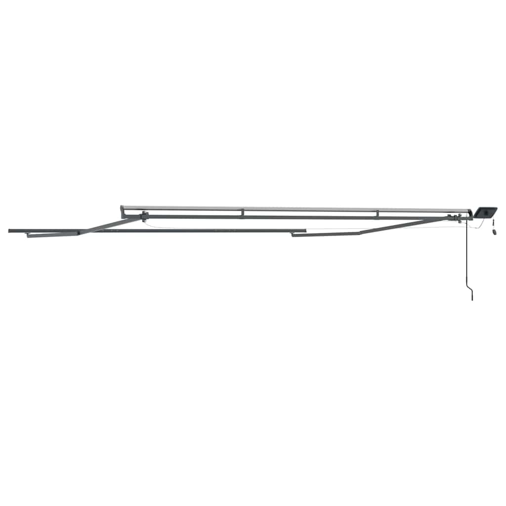vidaXL Rama markizy Ze LED Lights Antracyt 500 × 350 cm Aluminium