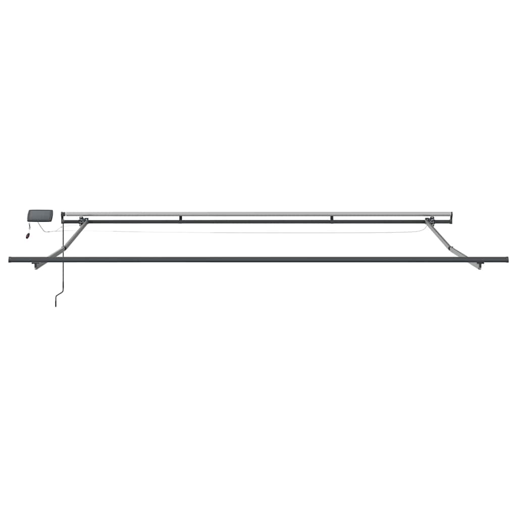 vidaXL Rama markizy Ze LED Lights Antracyt 500 × 350 cm Aluminium