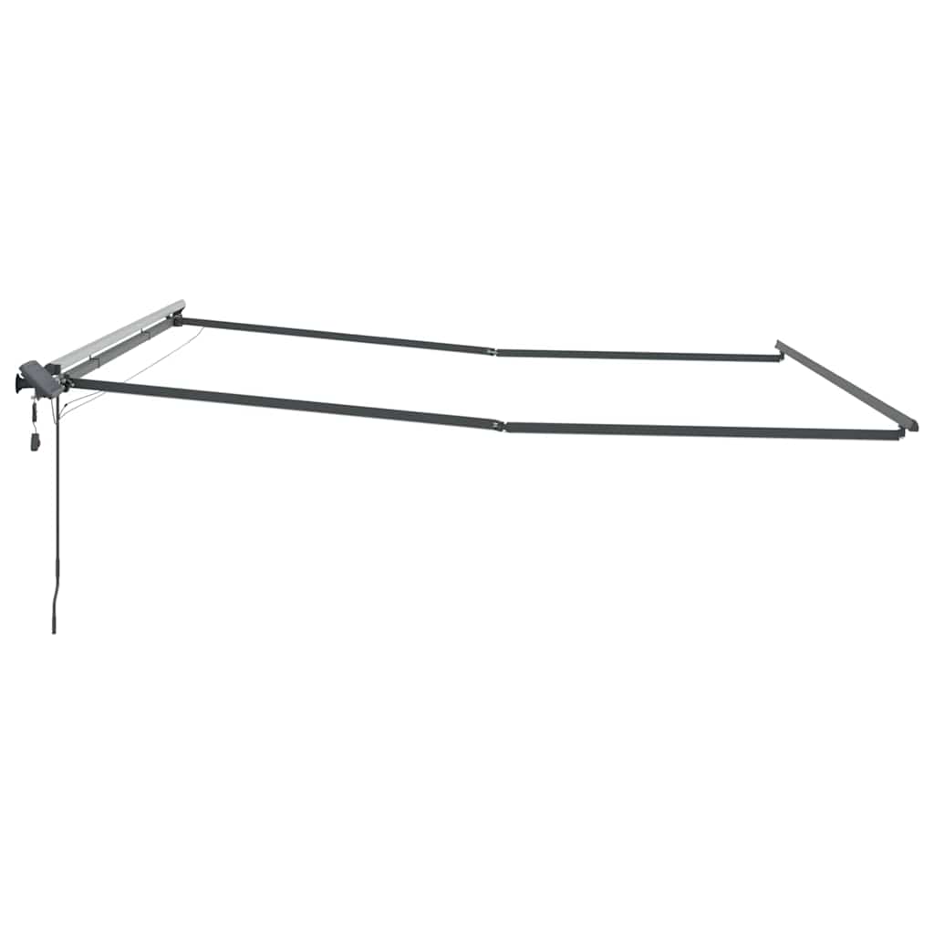 vidaXL Rama markizy Ze LED Lights Antracyt 500 × 350 cm Aluminium