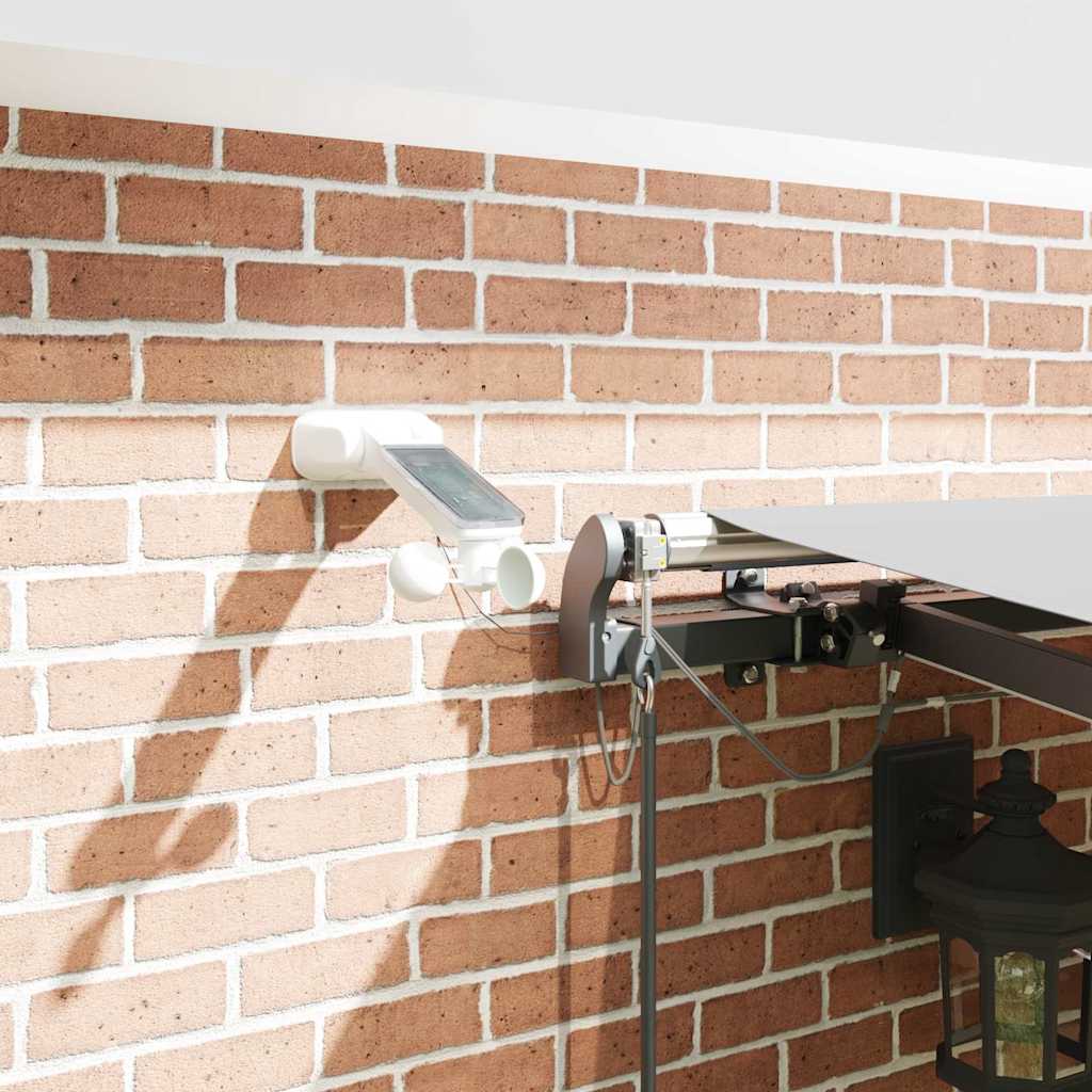 vidaXL Elektryczny stelaż markizy z oświetleniem LED i czujnikiem