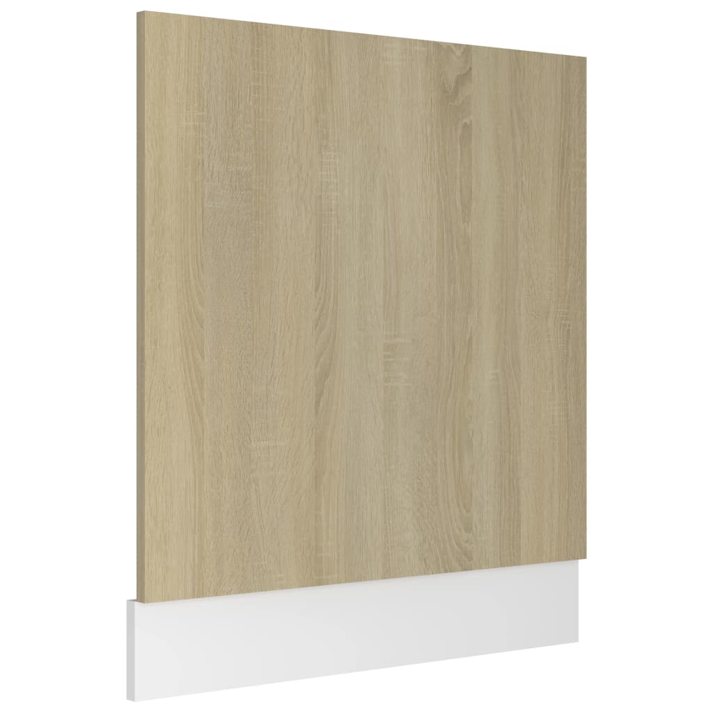 vidaXL Panel do zabudowy zmywarki "Lyon" kolor dąb sonoma 595x3x67 cm