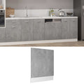 vidaXL Panel do zabudowy zmywarki "Lyon" szarość betonu 595x3x67 cm