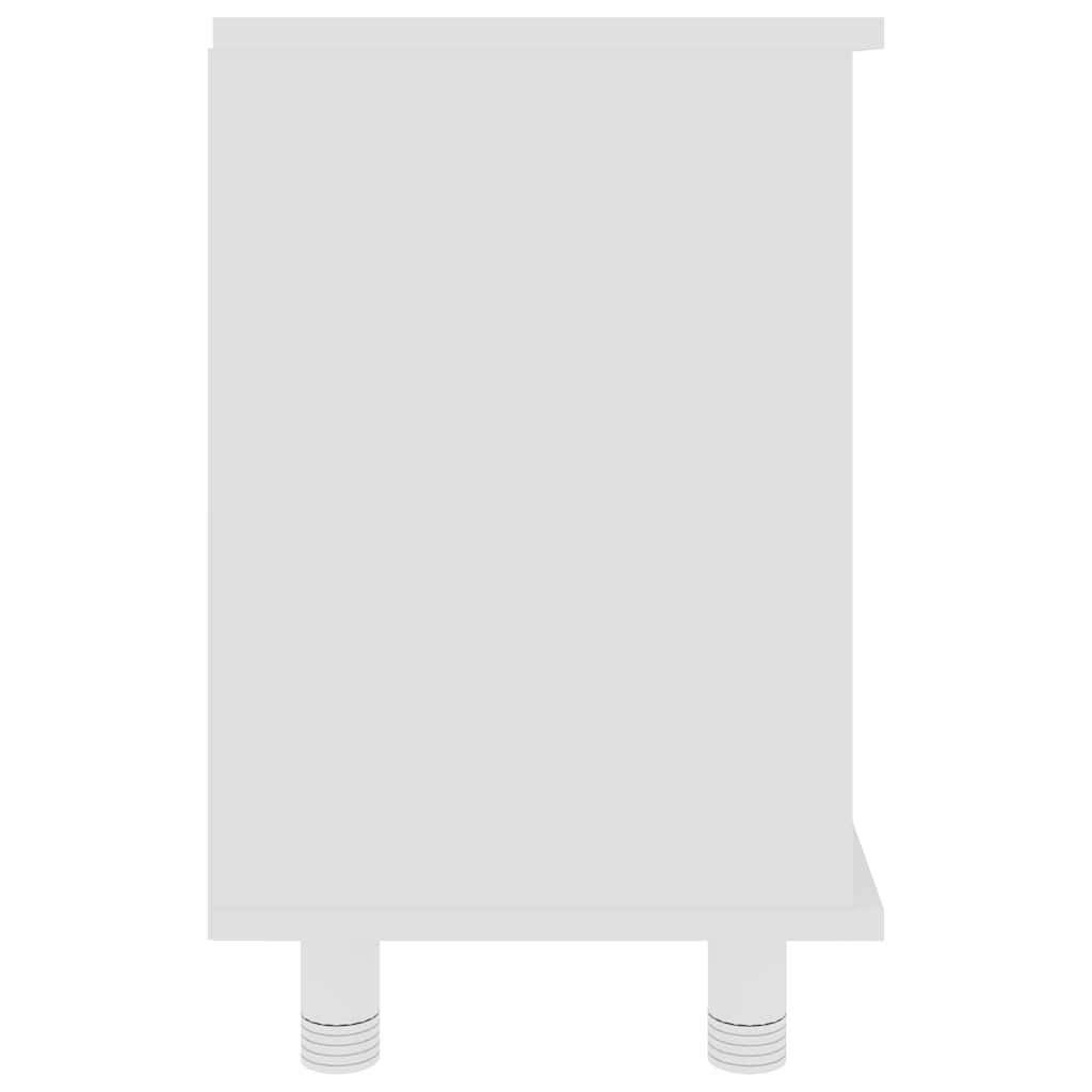 vidaXL Szafka łazienkowa, biała 60x32x53,5 cm, materiał drewnopochodny