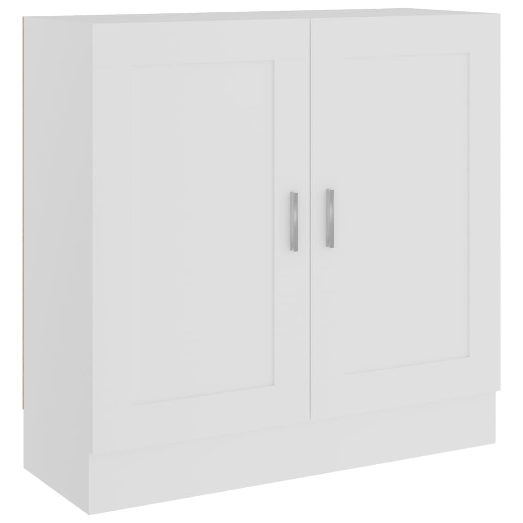 vidaXL Regał na książki, biel 82,5x30,5x80 cm, materiał drewnopochodny