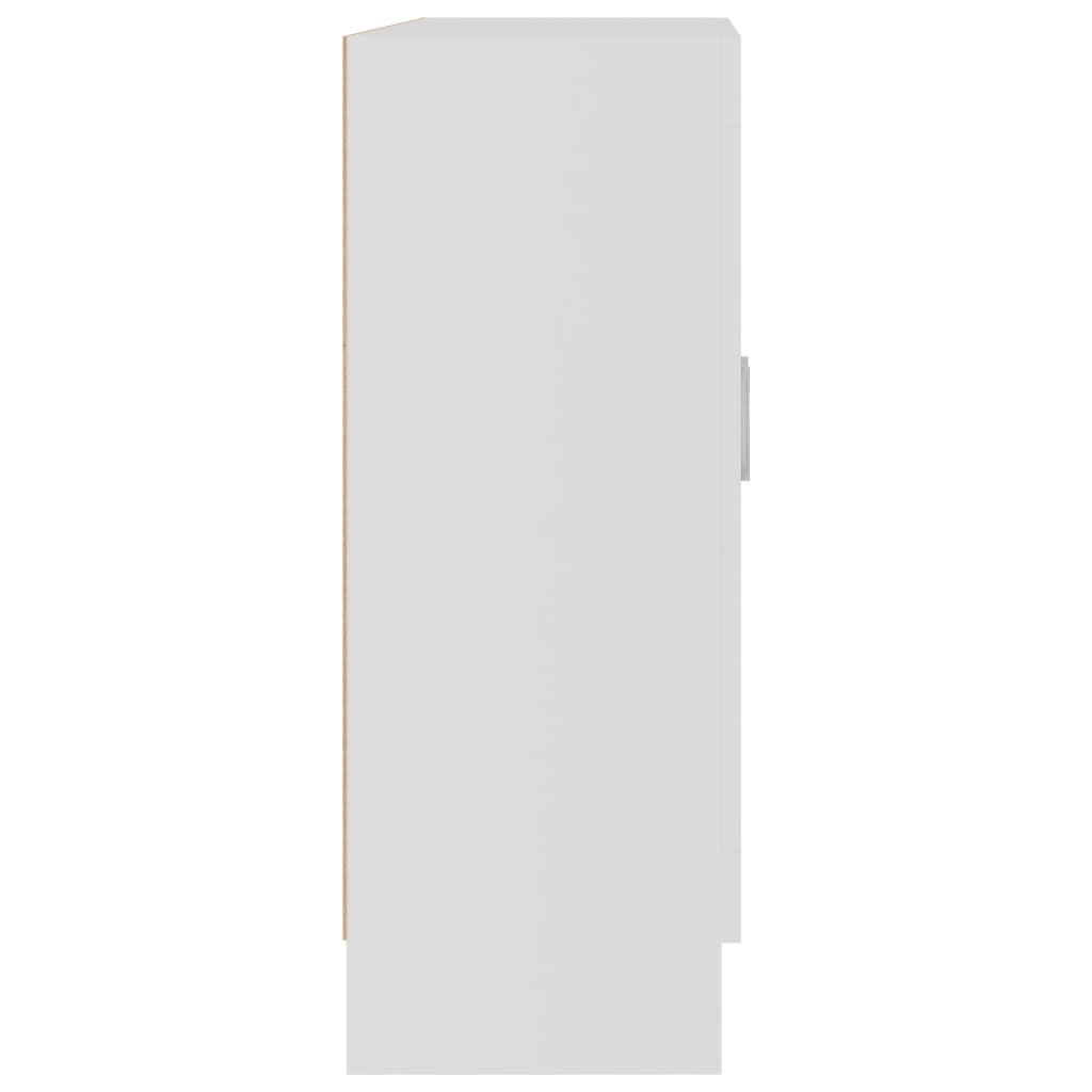 vidaXL Regał na książki, biel 82,5x30,5x80 cm, materiał drewnopochodny