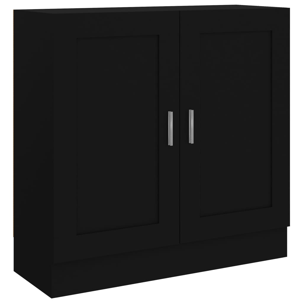 vidaXL Szafka, czarna, 82,5x30,5x80 cm, materiał drewnopochodny