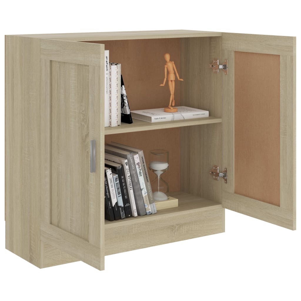 vidaXL Szafka, dąb sonoma, 82,5x30,5x80 cm, materiał drewnopochodny
