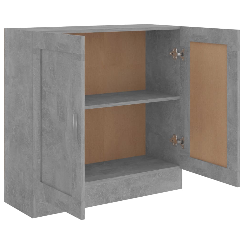 vidaXL Szafka, szarość betonu 82,5x30,5x80 cm, materiał drewnopochodny