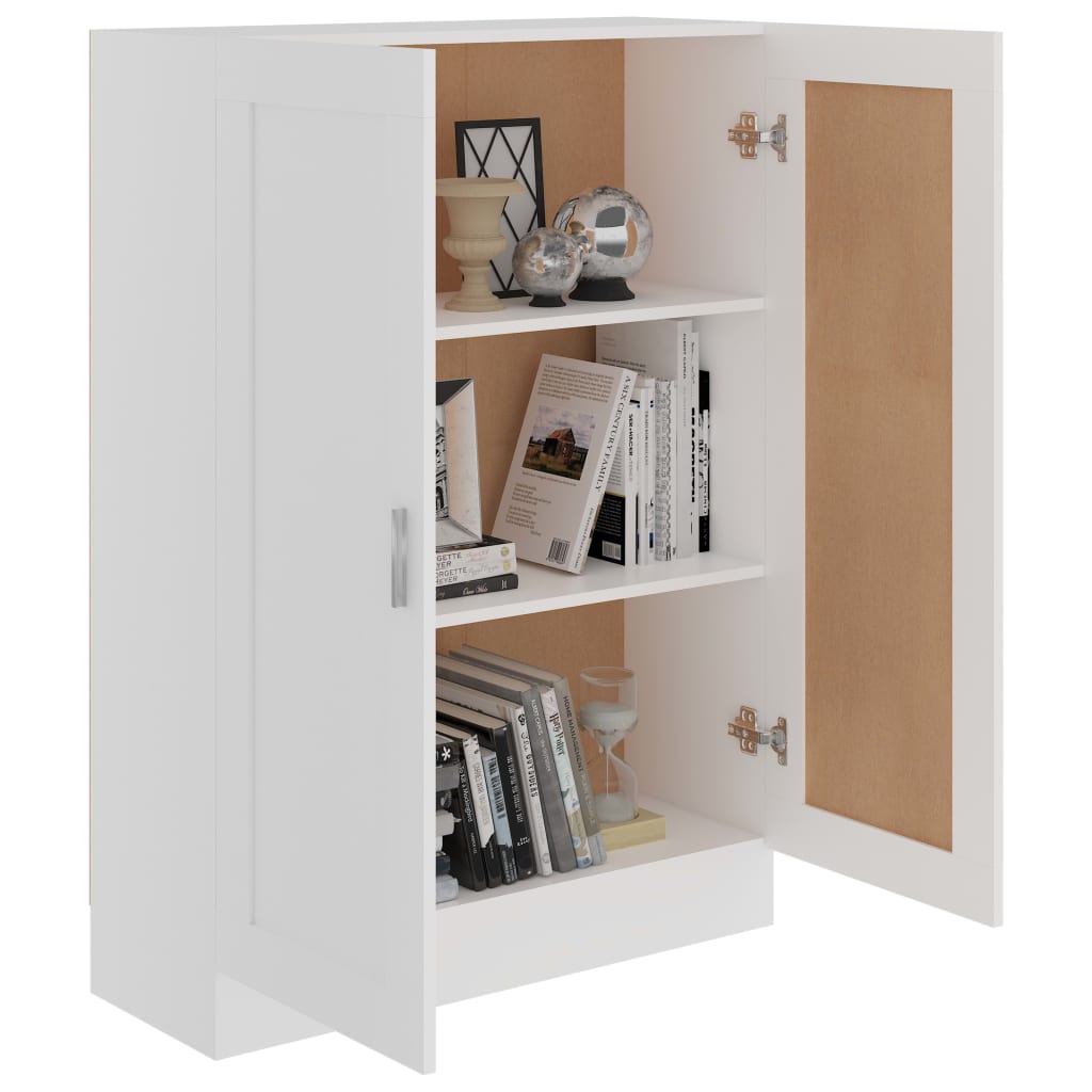 vidaXL Szafka, biała, 82,5x30,5x115 cm, materiał drewnopochodny