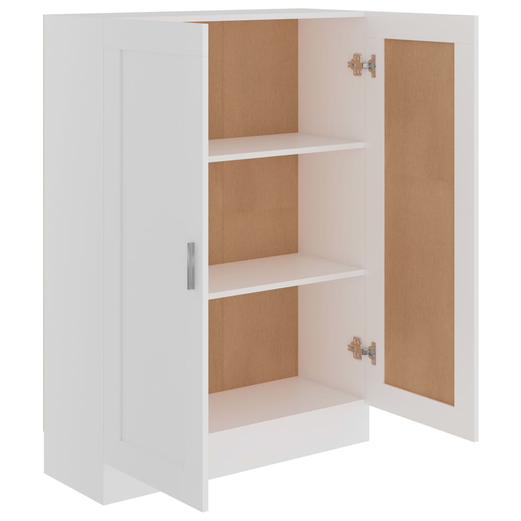 vidaXL Szafka, biała, 82,5x30,5x115 cm, materiał drewnopochodny