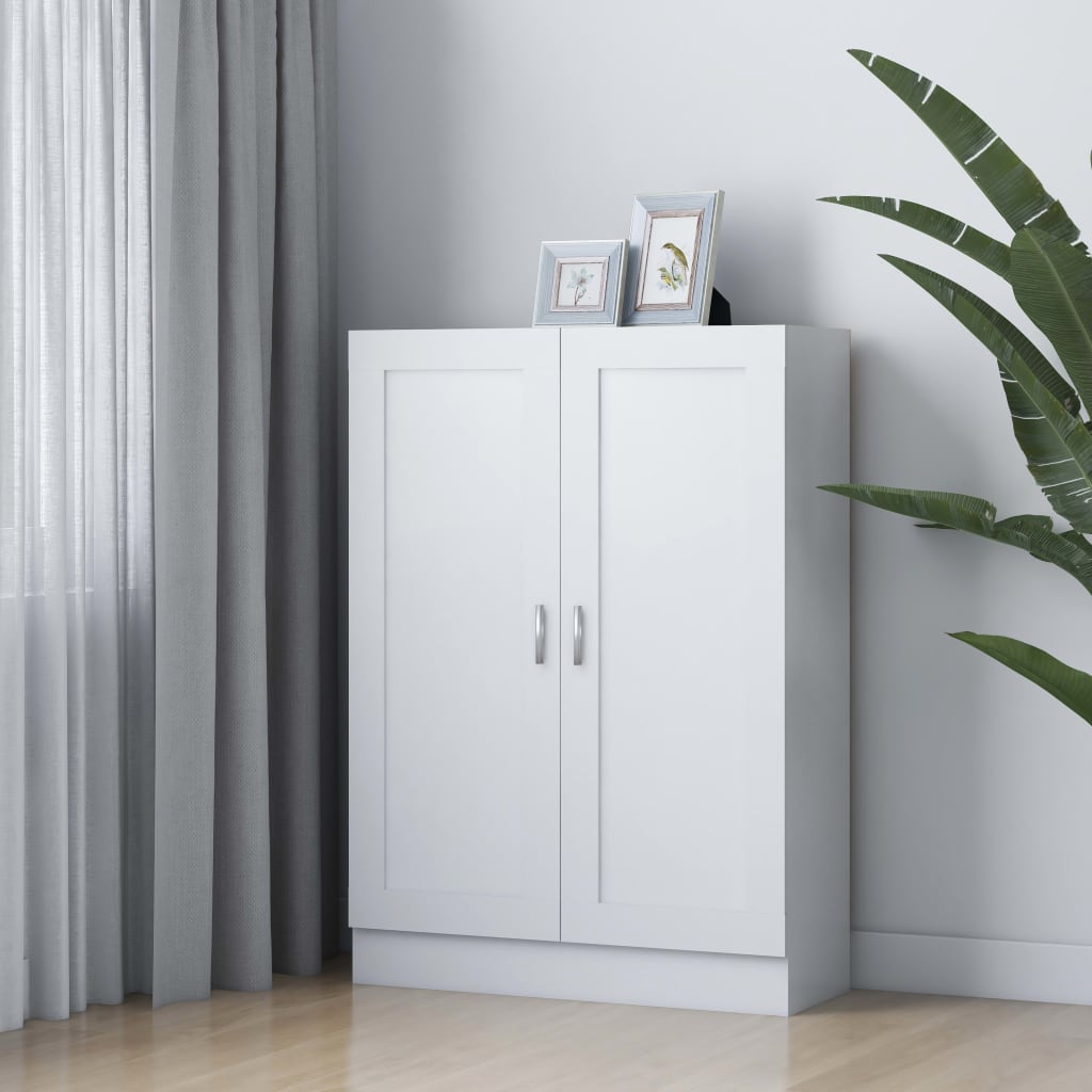 vidaXL Szafka, biała, 82,5x30,5x115 cm, materiał drewnopochodny