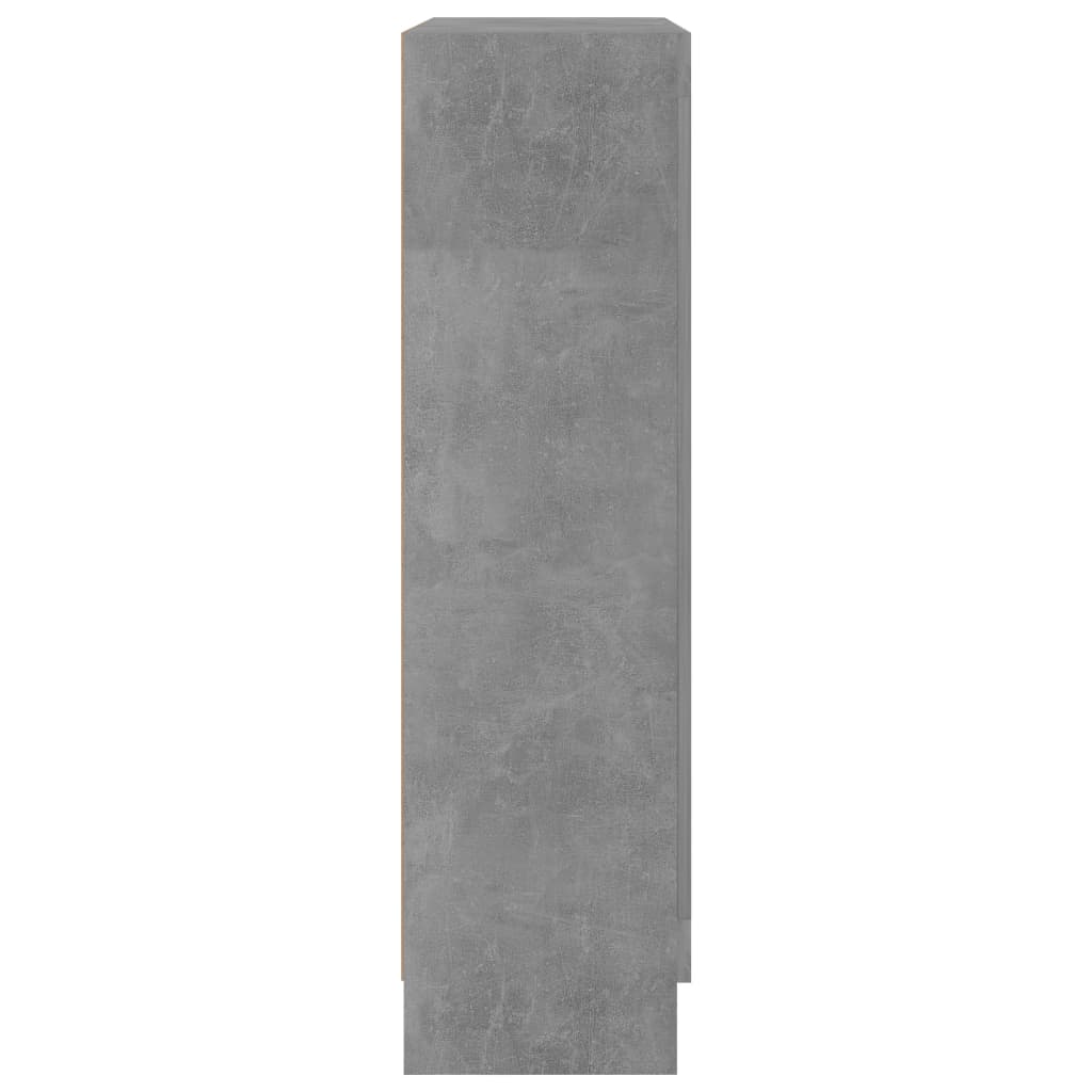 vidaXL Szafka, szarość betonu, 82,5x30,5x115 cm