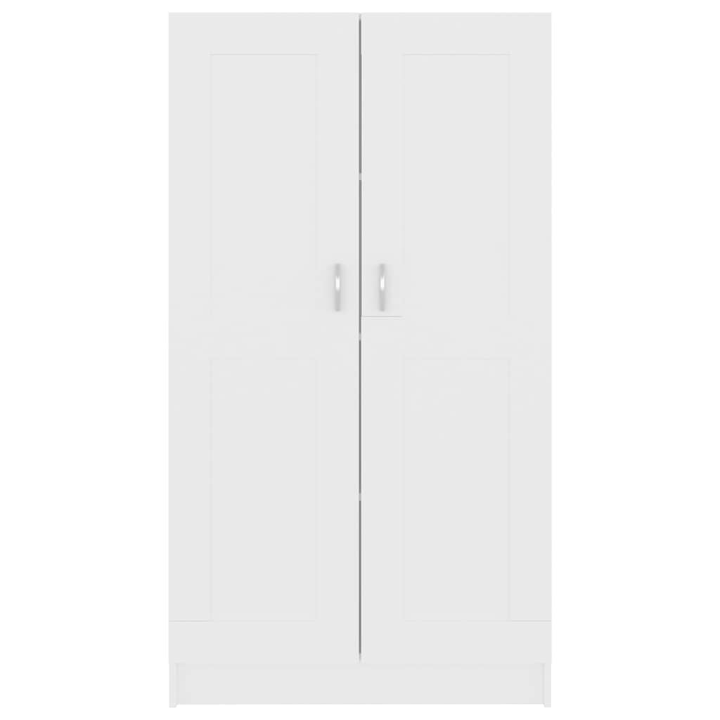vidaXL Szafka, biała, 82,5x30,5x150 cm, materiał drewnopochodny