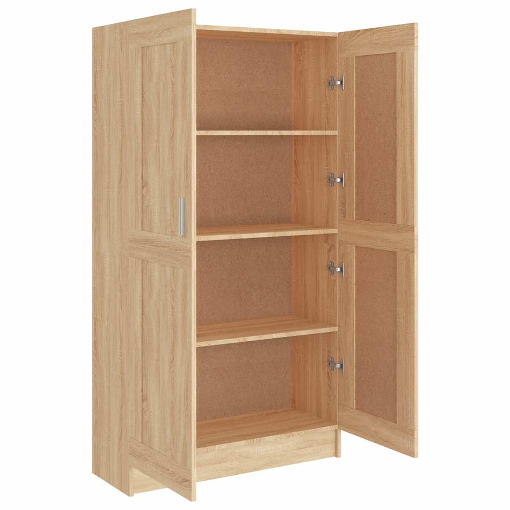 vidaXL Szafka, dąb sonoma, 82,5x30,5x150 cm, materiał drewnopochodny