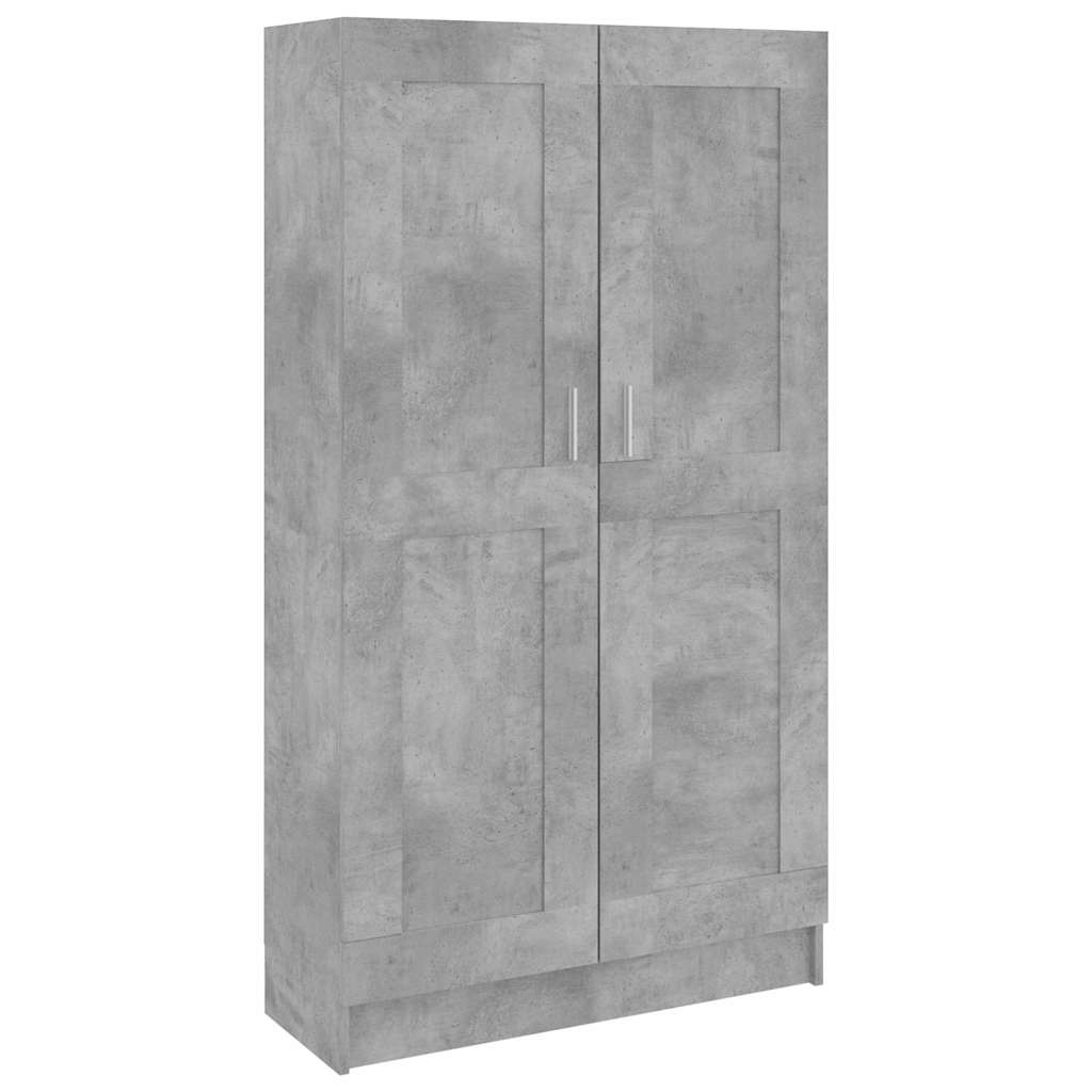 vidaXL Szafka, szarość betonu 82,5x30,5x150 cm materiał drewnopochodny