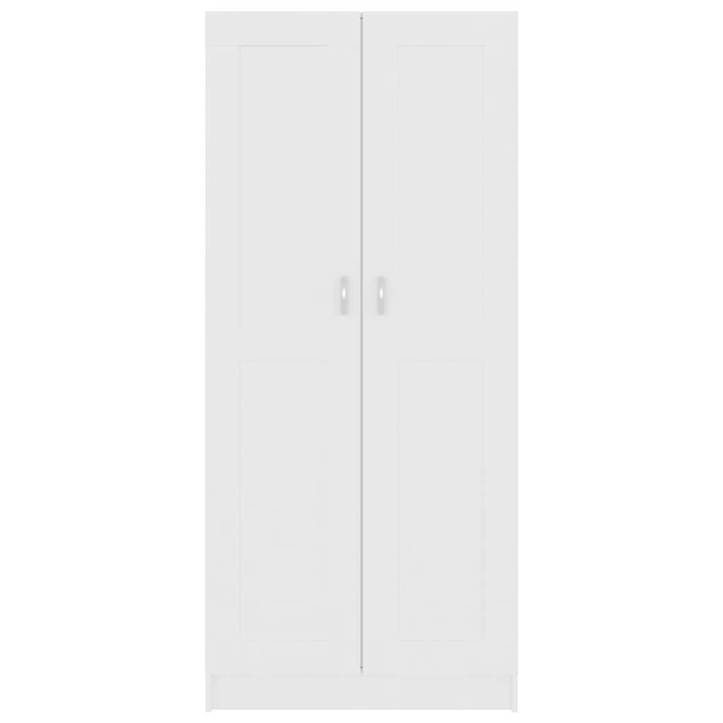 vidaXL Szafa, biała, 82,5x30,5x185,5 cm, materiał drewnopochodny