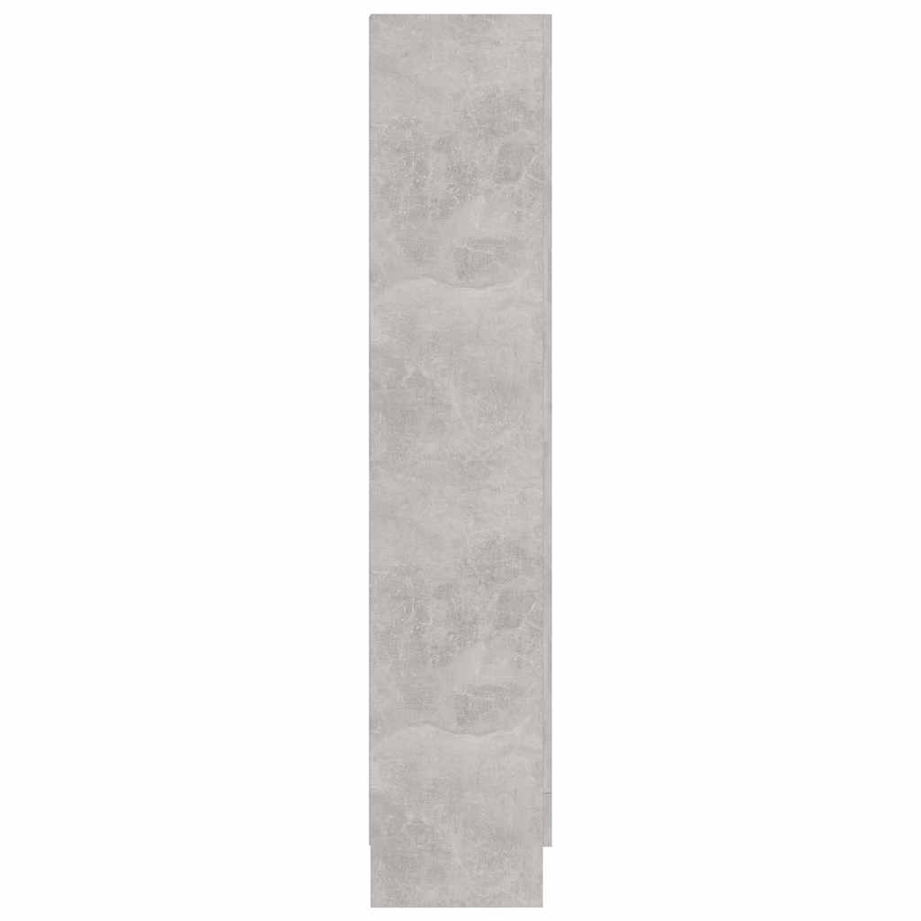 vidaXL Witryna, szarość betonu, 82,5x30,5x150 cm