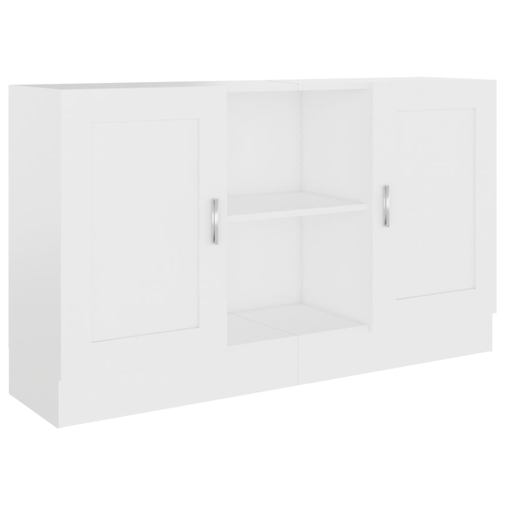 vidaXL Szafka, biała, 80x40x75 cm, materiał drewnopochodny