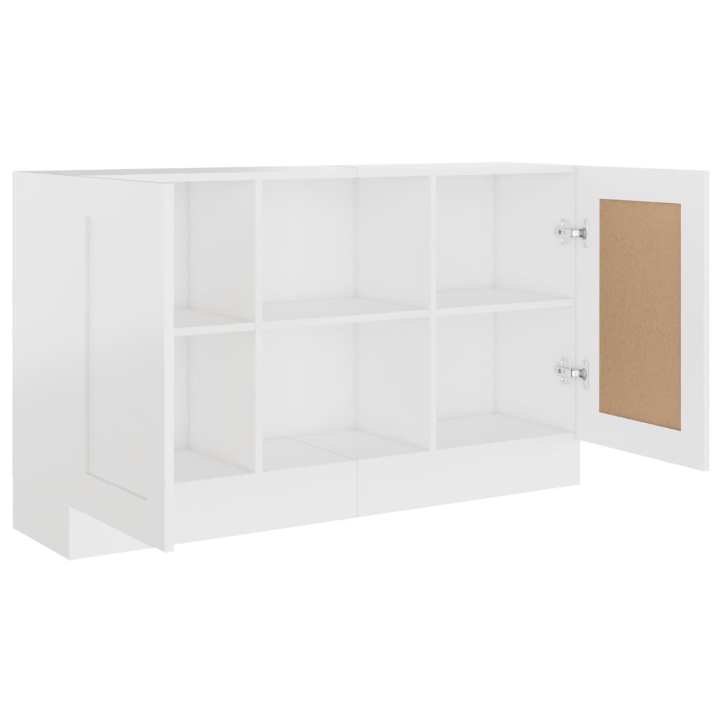 vidaXL Szafka, biała, 80x40x75 cm, materiał drewnopochodny