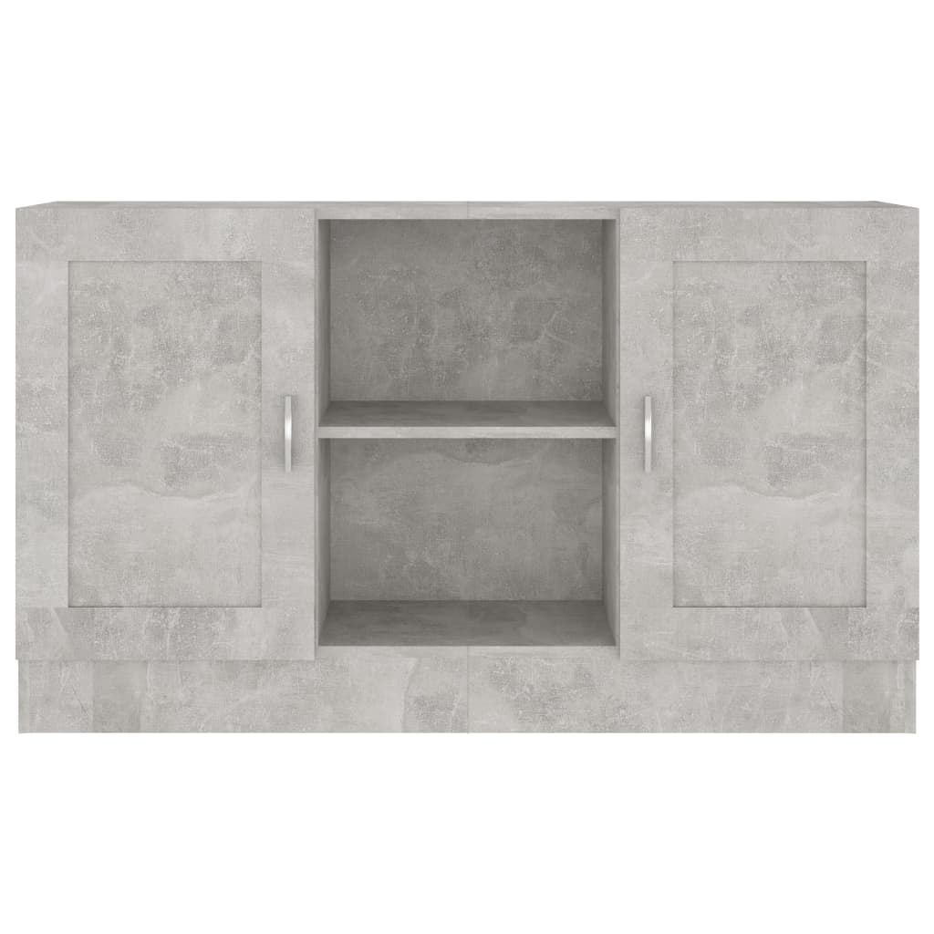 vidaXL Szafka, szarość betonu, 120x30,5x70 cm, materiał drewnopochodny