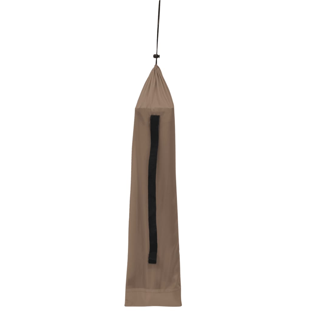 vidaXL Łóżko polowe, 180x60x19 cm, tkanina Oxford i stal, kolor taupe