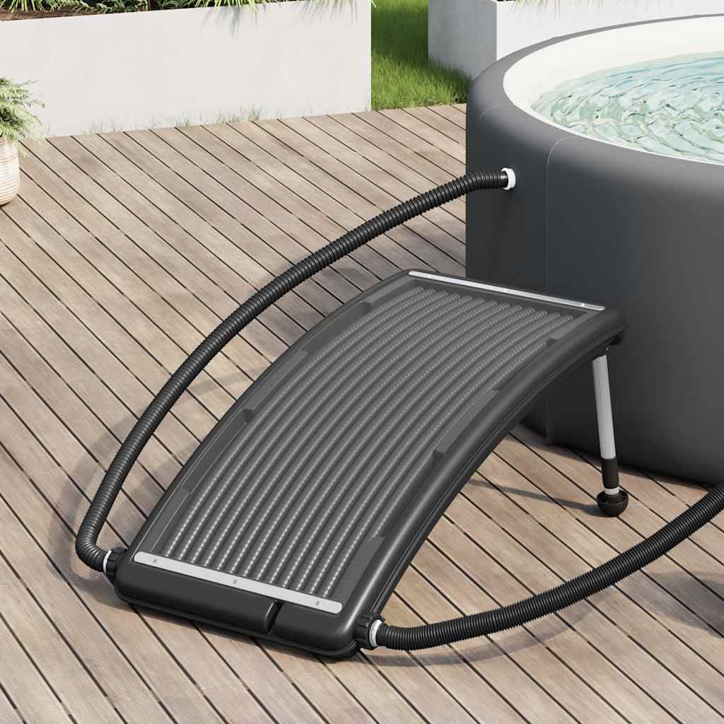 vidaXL Solarny podgrzewacz wody w basenie, łukowaty, 110x65 cm