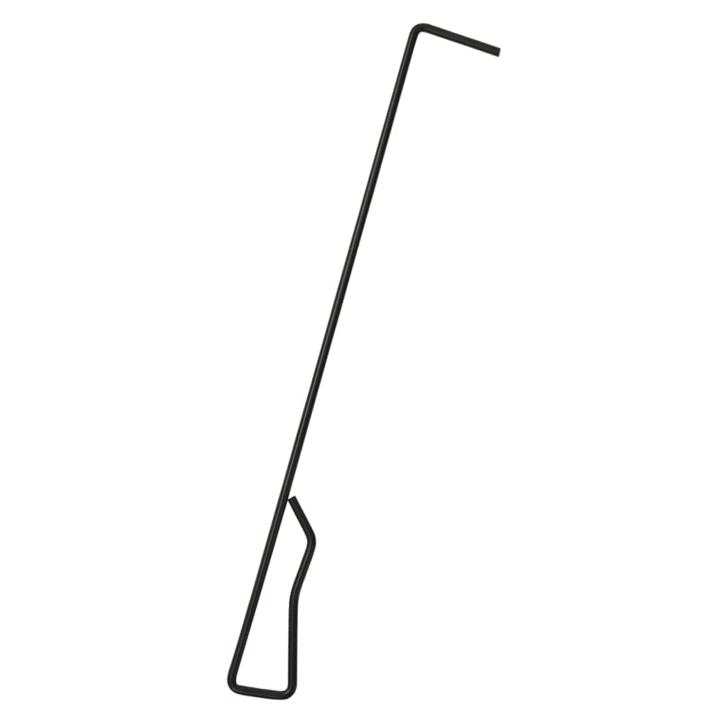 vidaXL Rustykalne palenisko z pogrzebaczem, Φ42x54 cm, stal