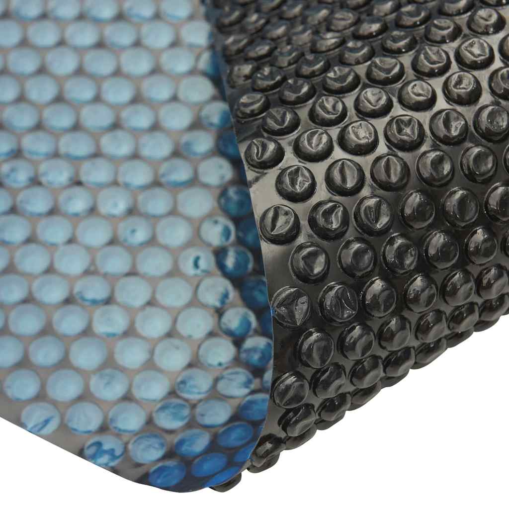 vidaXL Pływająca pokrywa solarna z PE, 260x160 cm, czarno-niebieska