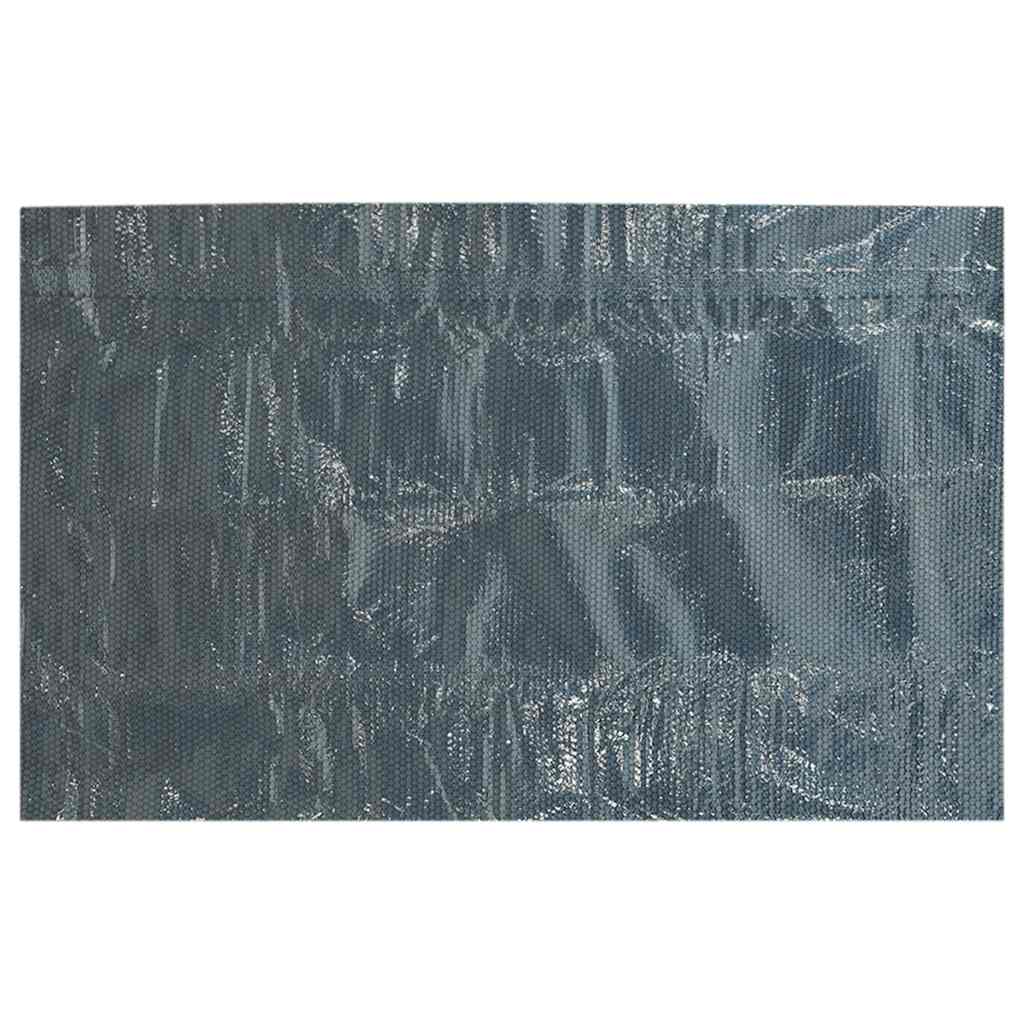 vidaXL Pływająca folia solarna z PE, 800x500 cm, czarno-niebieska