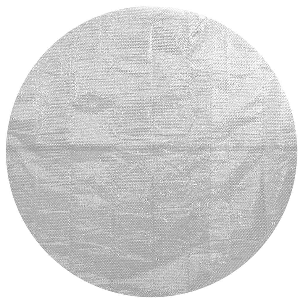 vidaXL Pływająca folia solarna z PE, 381 cm, szara