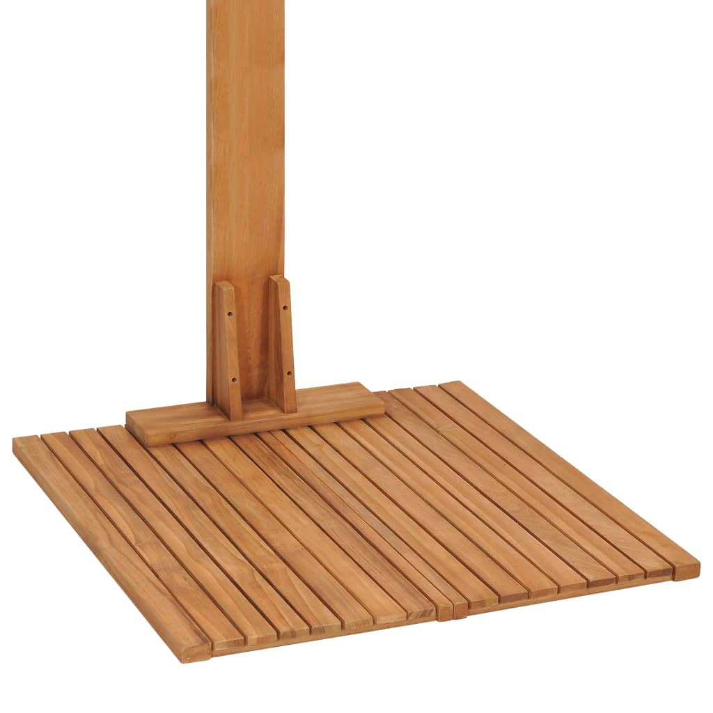 vidaXL Prysznic ogrodowy, 75x75x210 cm, lite drewno tekowe