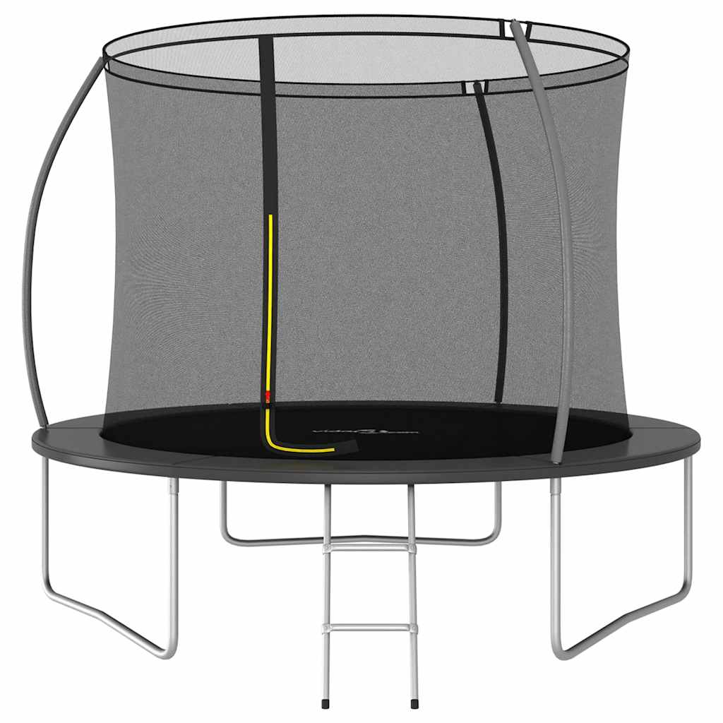 vidaXL Trampolina z akcesoriami, okrągła, 305x76 cm, 150 kg