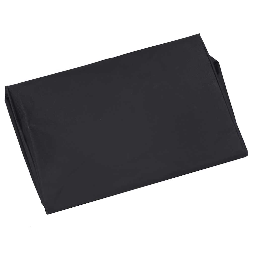 vidaXL Wyściółka do wózka ogrodowego, czarna, 81x41x40 cm, tkanina