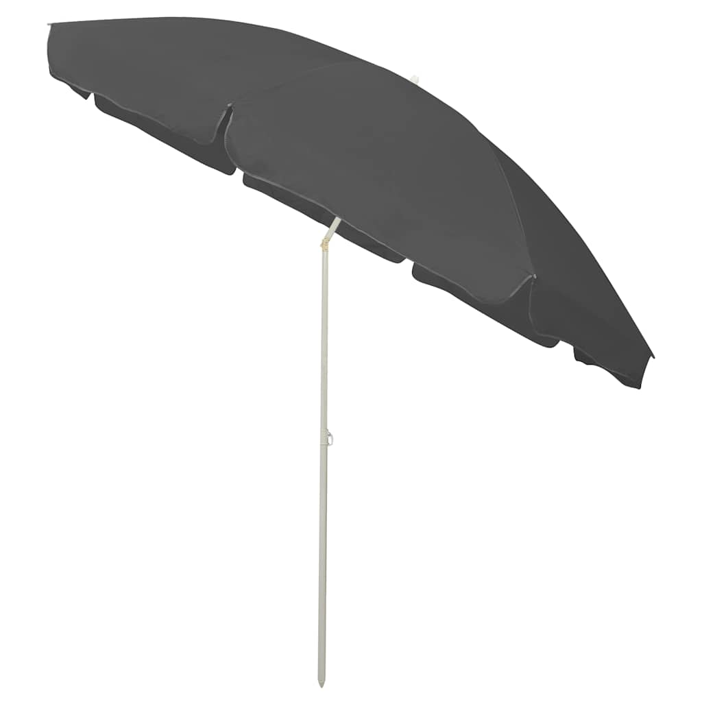 vidaXL Parasol plażowy, antracytowy, 300 cm